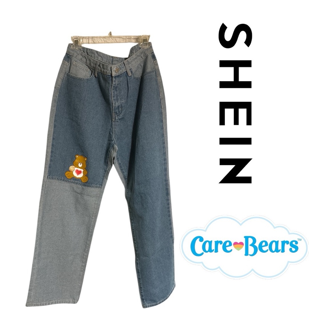 Shein x Care Bears NWT 40th Anniversary Wide Leg Jeans Large